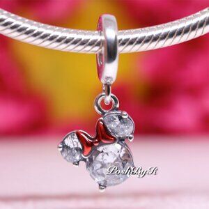 Pandora Disney Minnie Mouse Silhouette Dangle Charm #793533C01